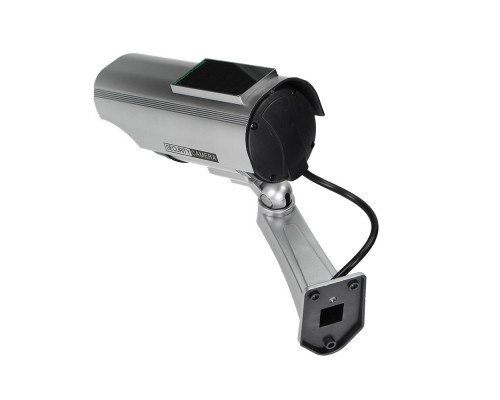 Cameră CCTV falsă cu panou solar Gri Orno OR-AK-1207/G