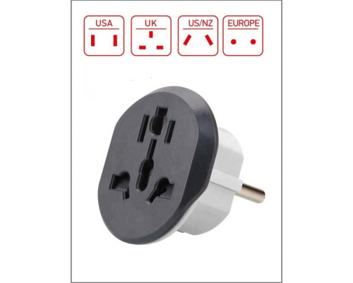 Универсальный переходник для розеток под Евровилку TA-5