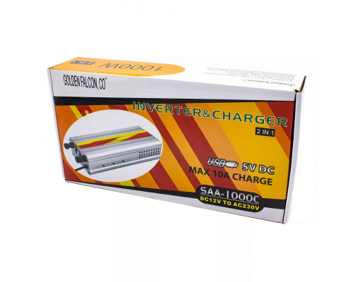 Invertor 1000w 2 in 1 cu incarcator incorporat SAA-1000C