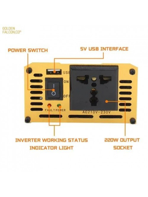 Инвертор 12/220 2000Вт GP-2000A