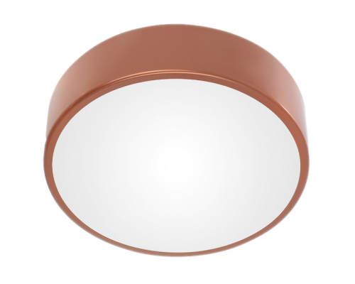 Plafoniera OVO 2xE27, 2x24W, oțel cupru, difuzor din sticlă mată, IP20, Ø 300 AD-PL-6284CPE27SM