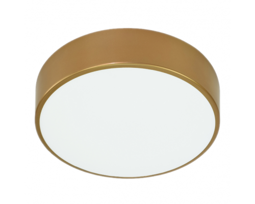 Plafoniera VO 2xE27, 2x24W, otel auriu, difuzor din sticla mata, IP20, Ø 300 AD-PL-6284CE27SM