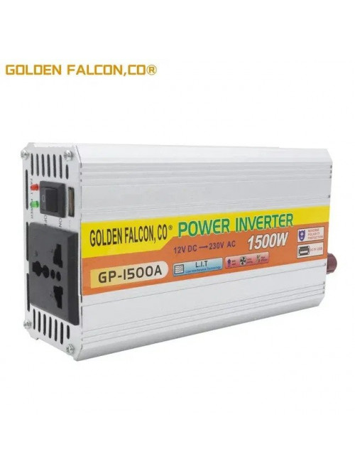 Инвертор 12/220 1500w GP-1500A