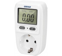 Priză cu contor de curent/energie (wattmetru) ORNO WAT-419(GS)