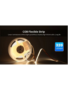 Лента COB 12в 12вт/м 5000К 5м