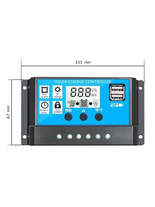 Контроллер заряда 10A W88-A
