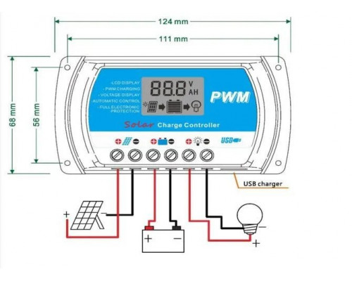Контроллер заряда RTD-10А