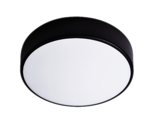 Plafoniera OVO 6xE27, 6x24W, oțel negru, difuzor din sticlă mată, IP20, Ø 800 AD-PL-6288BE27SM