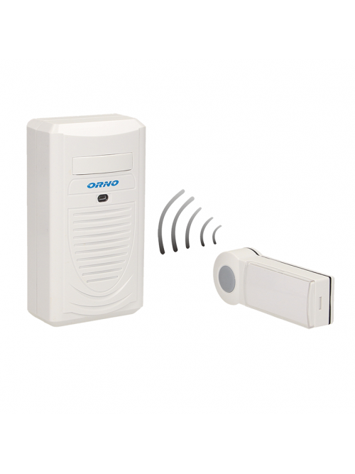 Звонок беспроводной DISCO AC 80m 230V+ baterii OR-DB-KH-123