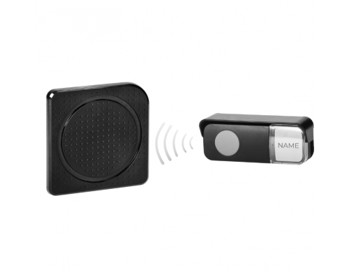 Звонок беспроводной TOGI AC 200m 38 mel 230V+baterii IP56/IP20 OR-DB-MP-166/B