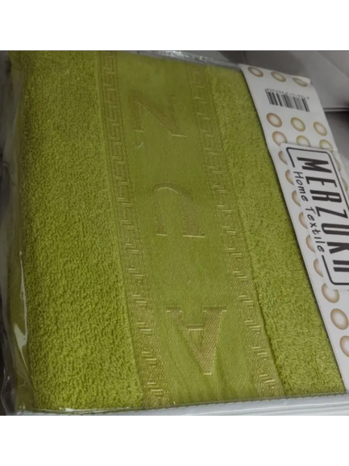 Махровый комплект для сауны и бани женский Merzuka, оливковый
