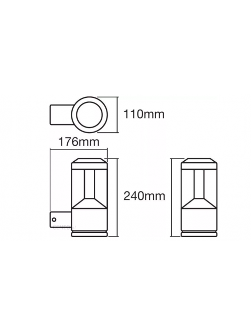 ENDURA STYLE Lantern Modern 12 W DG 4058075205017