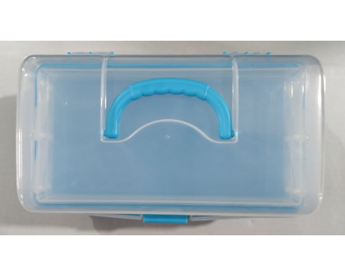 Ящик для инструментов, органайзер синий 225х130х115мм