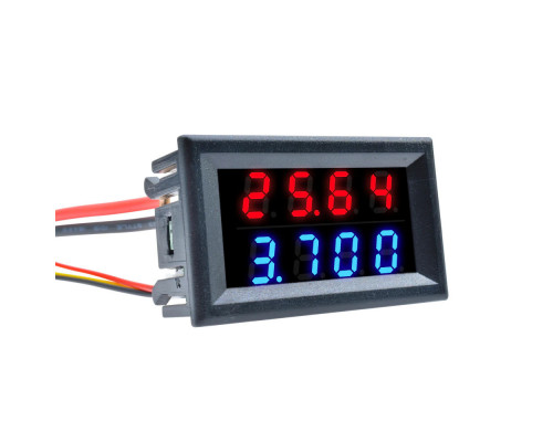 Цифровой мини-Вольтметр Амперметр постоянного тока 200v 10А A19-26-B-03