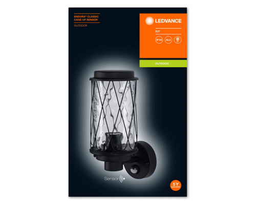 ENDURA CLASSIC Cage Up Sensor E27 BK 3 4058075206427