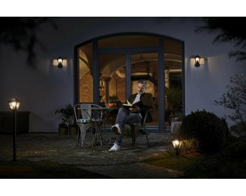 ENDURA CLASSIC Trad Alu Up Sensor E27 GD 3 4058075206281