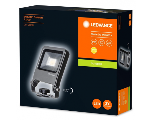 ENDURA GARDEN Flood 10 W 830 Spike 4058075206847