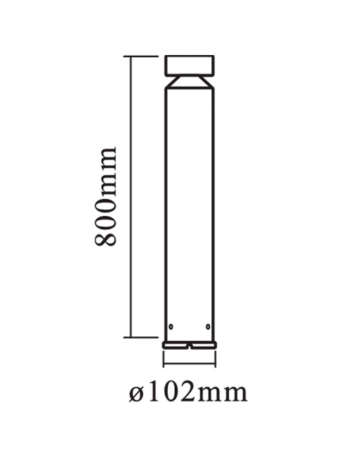 ENDURA STYLE Cylinder 800 6 W ST 4058075205390