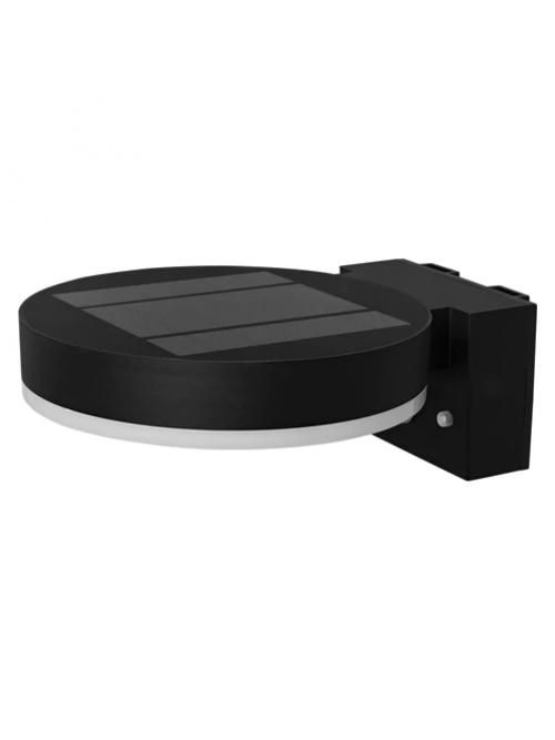 ENDURA STYLE Solar Sensor Wall Circle 6W BK 4058075392762
