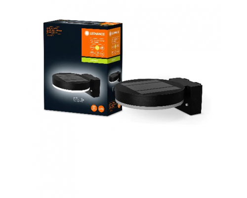 ENDURA STYLE Solar Sensor Wall Circle 6W BK 4058075392762
