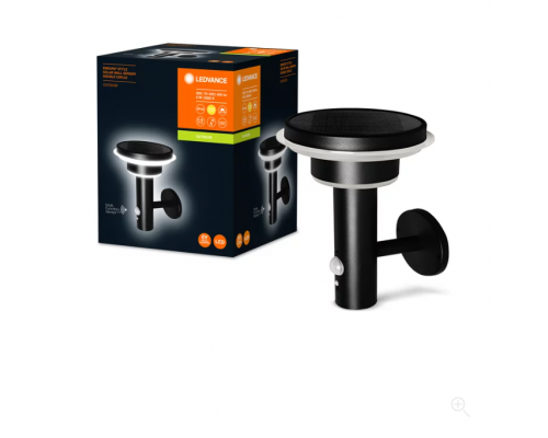 ENDURA STYLE Solar Sensor Wall Double Circle 6W BK 4058075392724