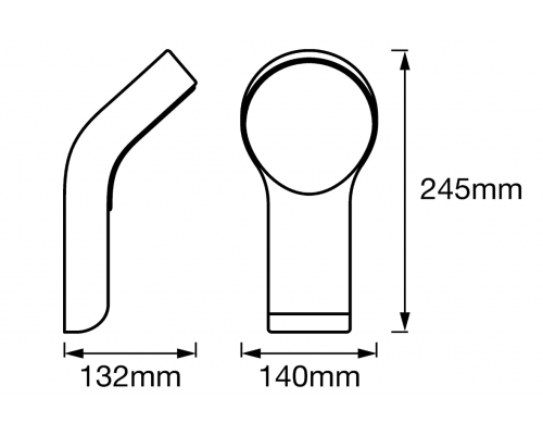 ENDURA STYLE Wall RD 8 W DG 4058075205925