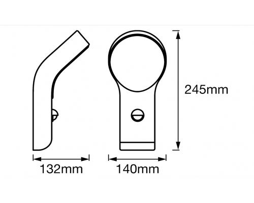 ENDURA STYLE Wall RD Sensor 8 W DG 4058075205949