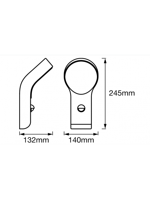 ENDURA STYLE Wall RD Sensor 8 W DG 4058075205949
