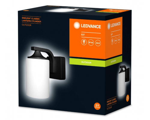 Настенный светильник ENDURA CLASSIC LANTERN CYL E27 BK LEDV