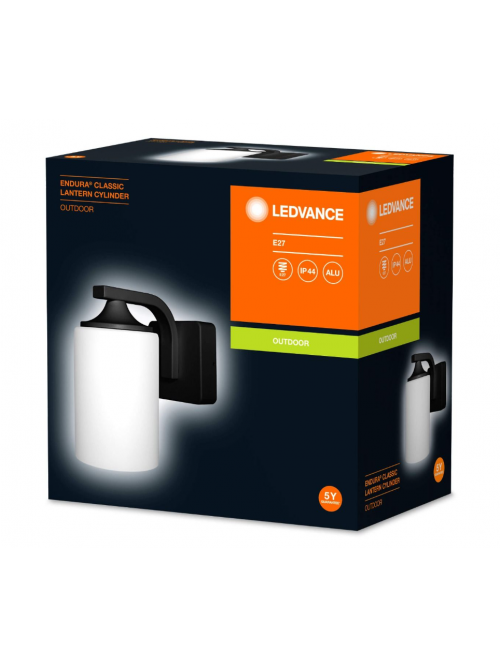 Настенный светильник ENDURA CLASSIC LANTERN CYL E27 BK LEDV