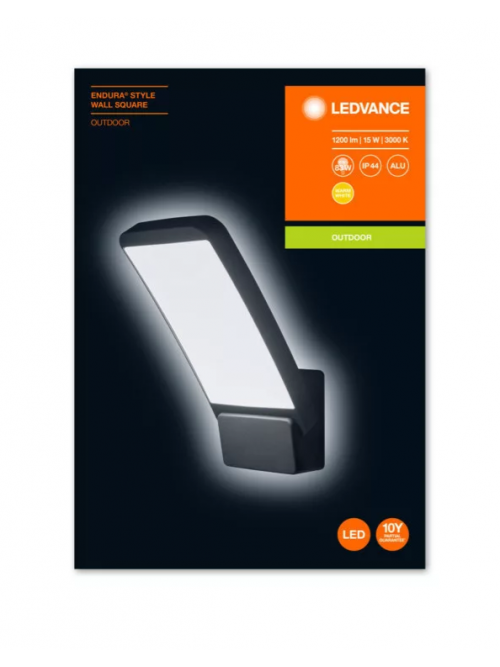 Настенный светильник ENDURA STYLE WALL SQ 15W DG LEDV