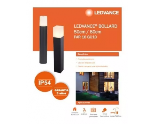 Светильник LEDVANCE ECO CLASS BOLLARD GU10 500 SQ BK