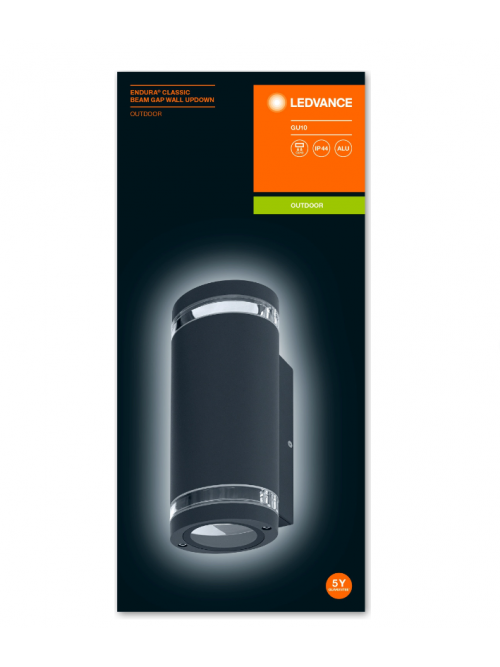 Фасадный светильник ENDURA CLASSIC BEAM GAP UP/DOWN GU10 DG