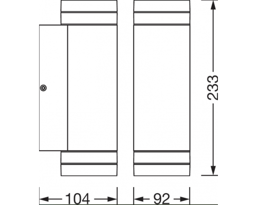 Фасадный светильник ENDURA CLASSIC BEAM GAP UP/DOWN GU10 DG