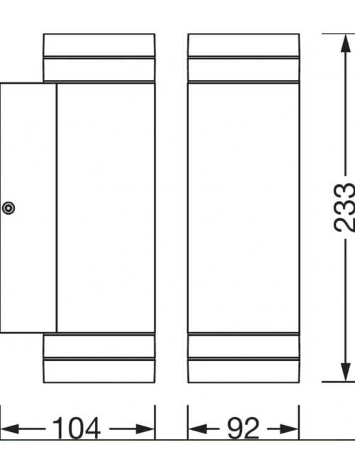 Фасадный светильник ENDURA CLASSIC BEAM GAP UP/DOWN GU10 DG