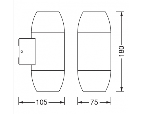 Фасадный светильник ENDURA CLASSIC CANNON UP/DOWN GU10 DG