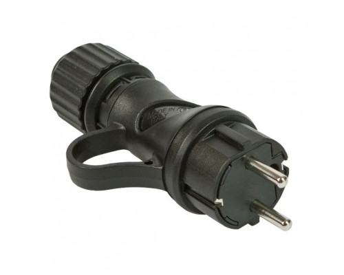 Вилка S31 2К+З 16А разъемная HI-PRO IP44, цвет черный