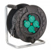 Кабельный барабан 25м 3G1,5 H07RN-F S31, 4 розетки немецкий стандарт IP44, с термовыключателем