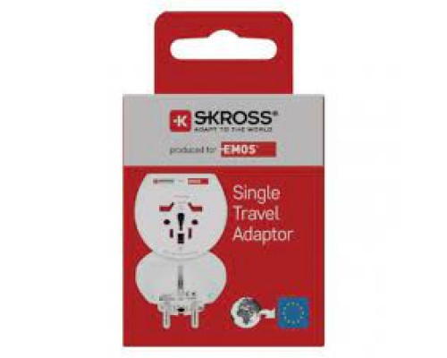 ADAPTOR TRAVEL UNIVERSAL USA, GB/JP/CN/AU 16A EMOS