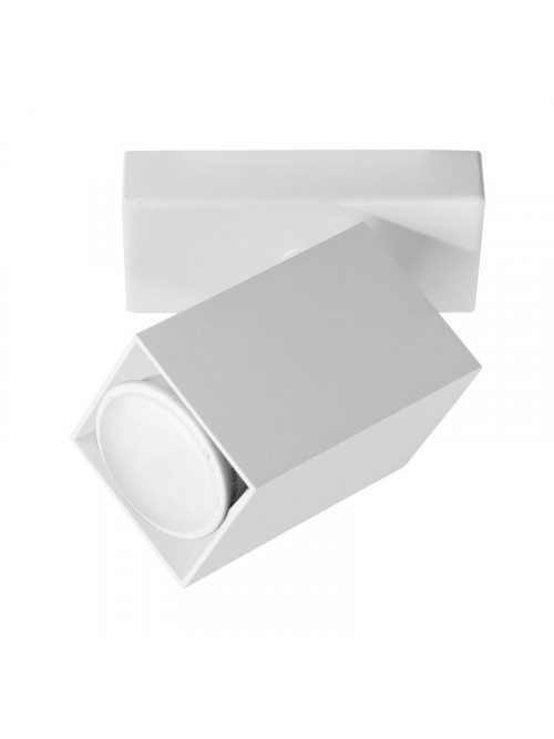 AD-OP-6509WGU10 Накладной потолочный светильник, квадратный, белый GU10 KUBAR SP1 ORNO