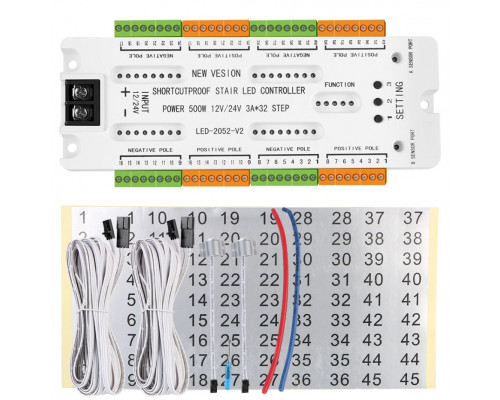 Stair Controller PIR Senzor de mișcare LED Strip Lighting Controller Descriere 1.1 Controlerul este