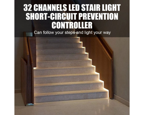 Stair Controller PIR Senzor de mișcare LED Strip Lighting Controller Descriere 1.1 Controlerul este
