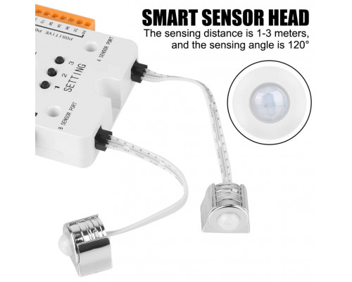 Stair Controller PIR Senzor de mișcare LED Strip Lighting Controller Descriere 1.1 Controlerul este