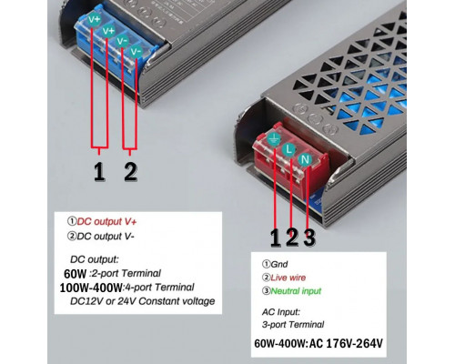 Sursă de alimentare cu comutare LED 24V 100W 4,16A Sursă de alimentare liniară pentru benzi și modu