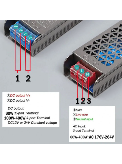 Светодиодный импульсный источник питания 24V 100W 4,16A Линейный источник питания для Светодиодных