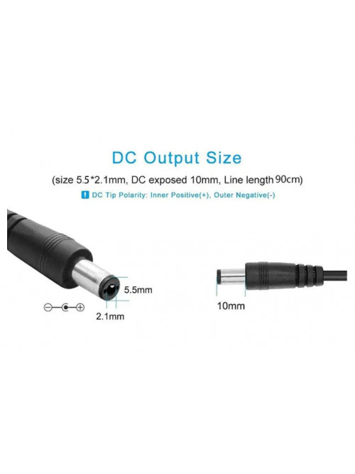 Адаптер питания 12V 8A AC100-240V to DC12V, блок питания для светодиодной ленты YU1208-P