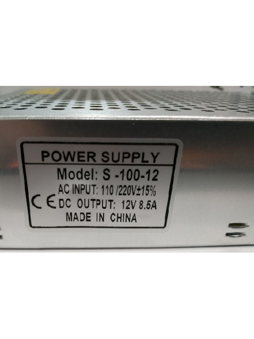 Трансформатор освещения 8.3A Блок питания DC12V Преобразователь для светодиодной ленты
