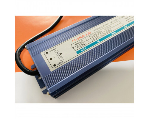 Sursa de alimentare IP67, 12 Volti, 400 W