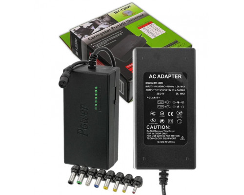 Alimentare universala PC, incarcator laptop cu 8 prize 12-24 V Adaptor universal pentru laptop 120W