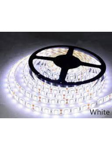 Светодиодная лента 60 led/m 6500K 5м 12w/m 5050 IP44 12V в силиконе белый